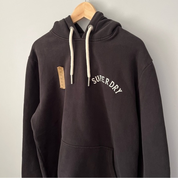 Superdry Eastern Asian Tattoo Graphic Fitted Hoodie Sweatshirt Size XLarge NWT - Picture 4 of 16